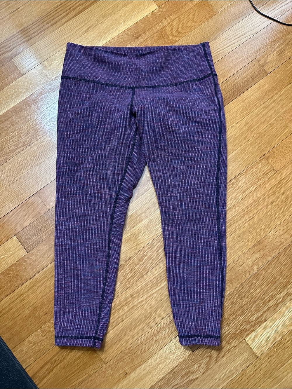 Lululemon High Times Pant Diamond Jacquard Space Dye Naval Blue Jewelled Magenta
